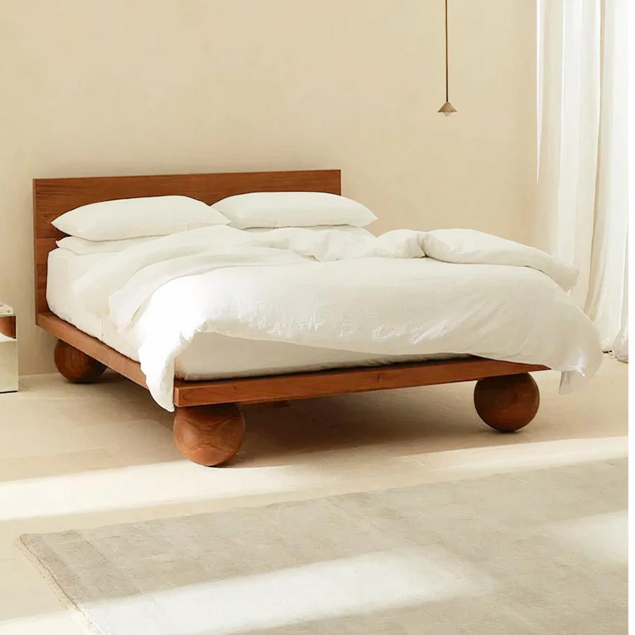 SHEESHAM WOOD KING SIZE BED