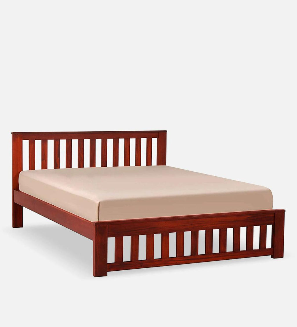 ANYA QUEEN SIZE SHEESHAM WOOD BED